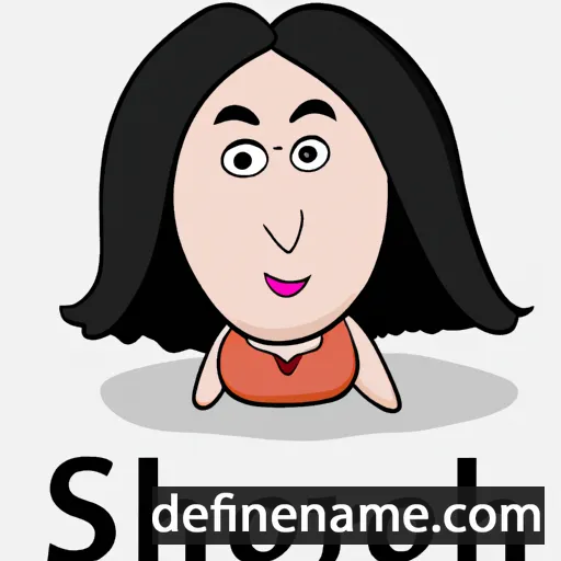 cartoon of the name Shohreh