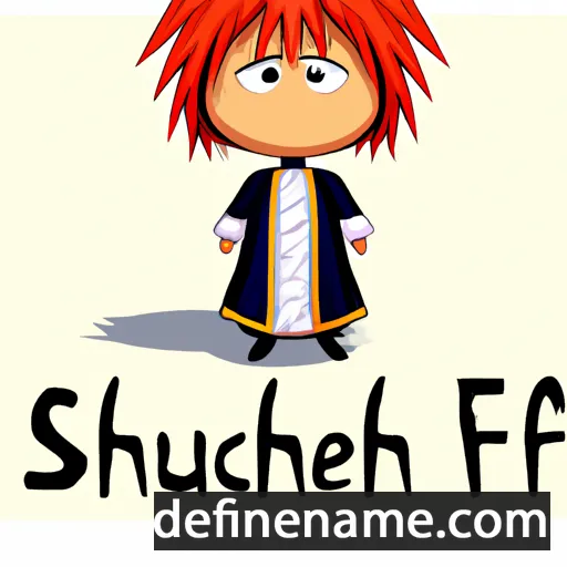 cartoon of the name Shokufeh