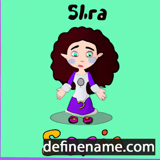 cartoon of the name Síofra