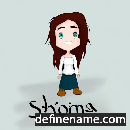 cartoon of the name Síomha