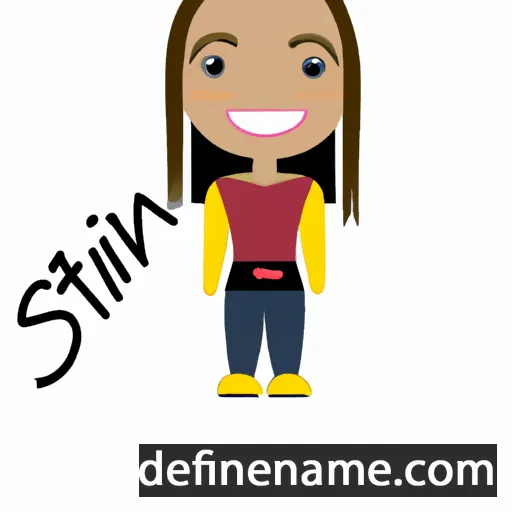 cartoon of the name Siani