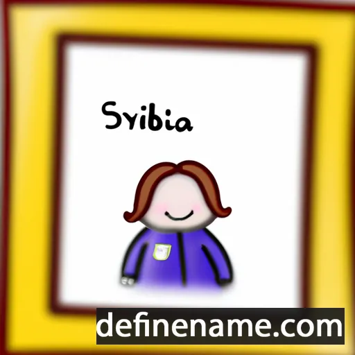 cartoon of the name Sibylla