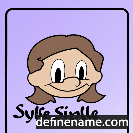 cartoon of the name Sibylle