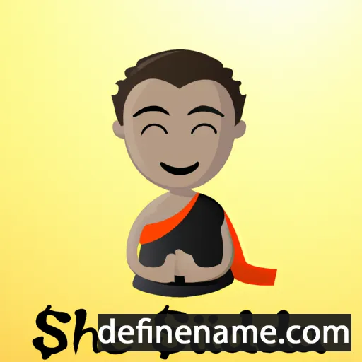 cartoon of the name Siddhartha