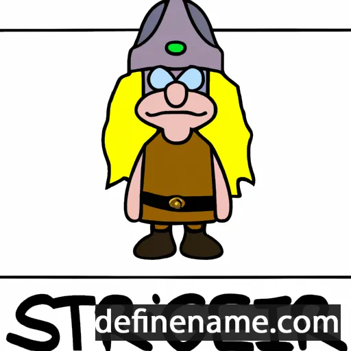 cartoon of the name Sigfrøðr