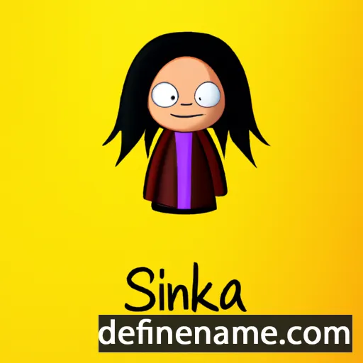 cartoon of the name Sinikka