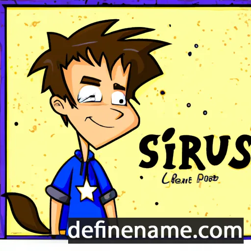 cartoon of the name Sirius