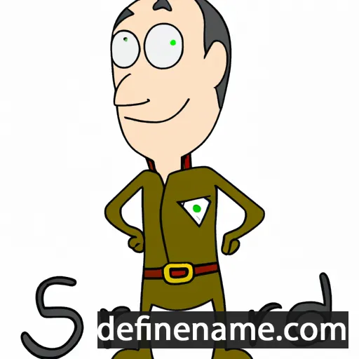 cartoon of the name Sirvard