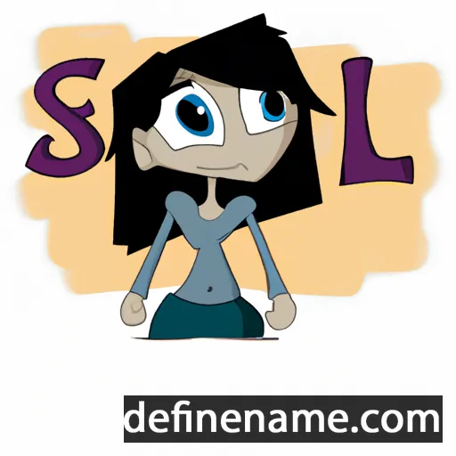 cartoon of the name Sisel