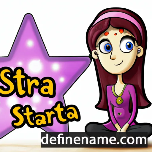 cartoon of the name Sitara