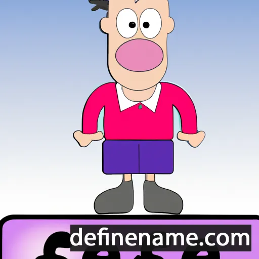 cartoon of the name Sjef