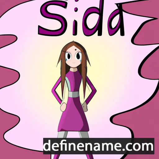 cartoon of the name Skadi