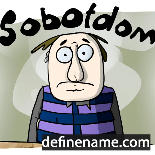 cartoon of the name Slobodan