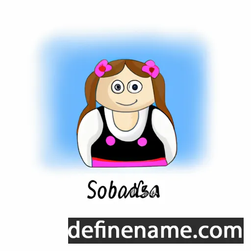 cartoon of the name Slobodanka