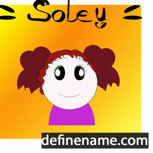 cartoon of the name Sóley