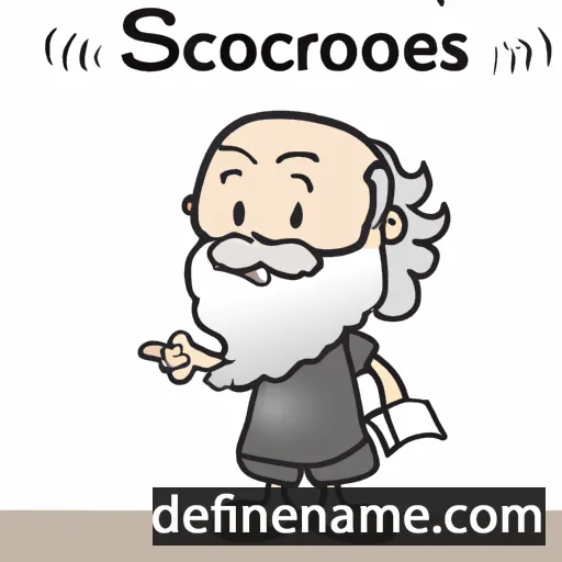 Socrates cartoon