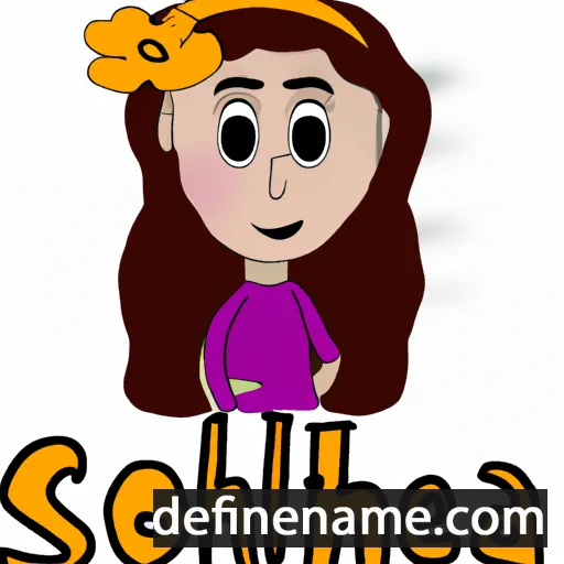 cartoon of the name Soheila