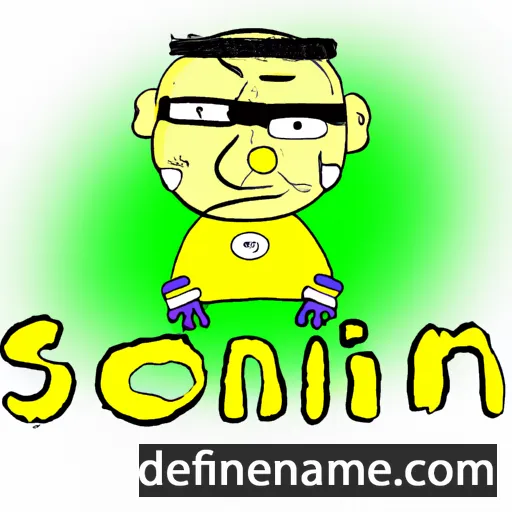 cartoon of the name Soini