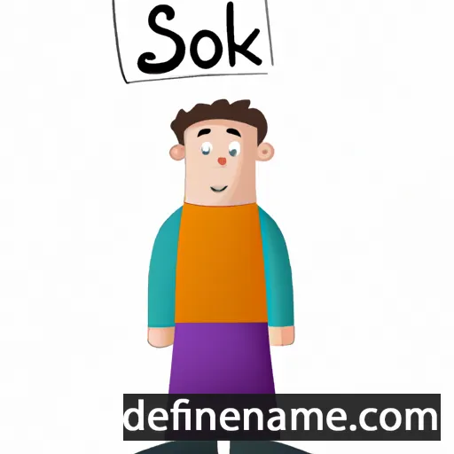 cartoon of the name Sokol