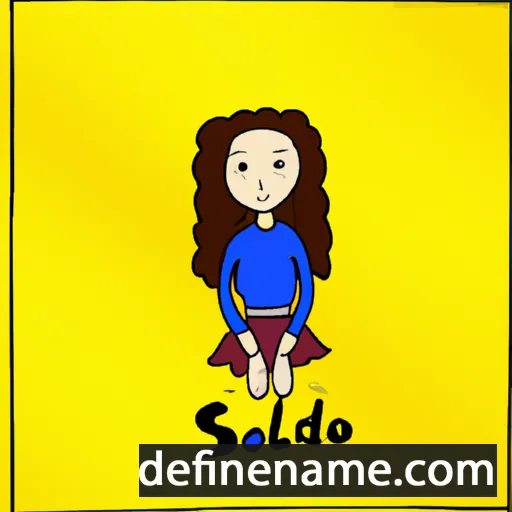 cartoon of the name Soledad