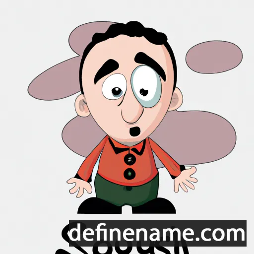 cartoon of the name Soroush