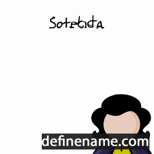 cartoon of the name Sotiroula