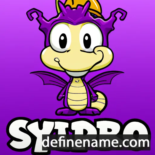 cartoon of the name Spyro