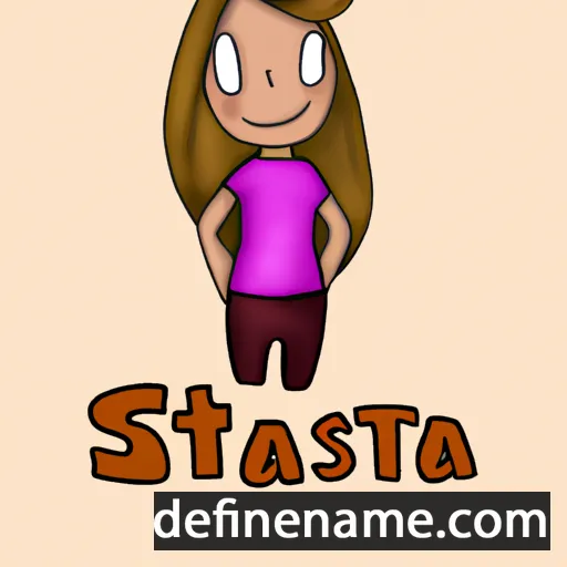 cartoon of the name Stáňa