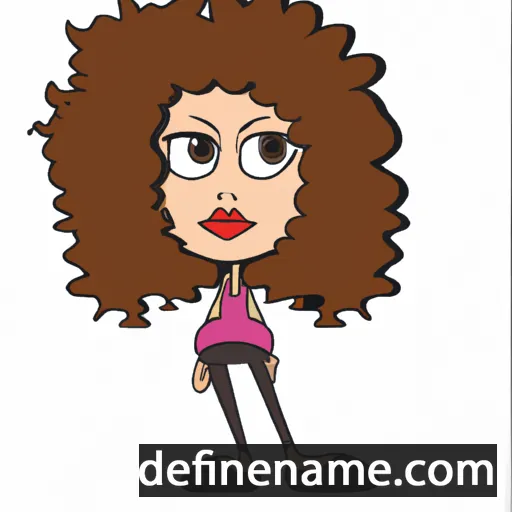 cartoon of the name Stacee