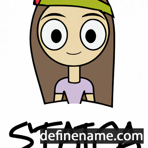 Stacia cartoon