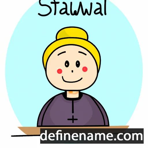 cartoon of the name Stanisława