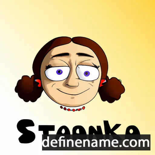 cartoon of the name Stanka