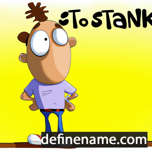 cartoon of the name Stanko