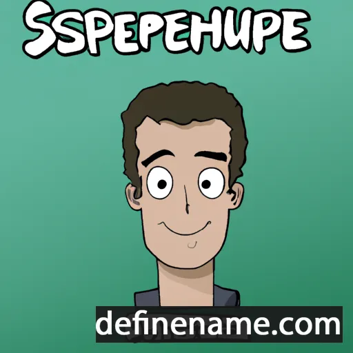 cartoon of the name Stéphane