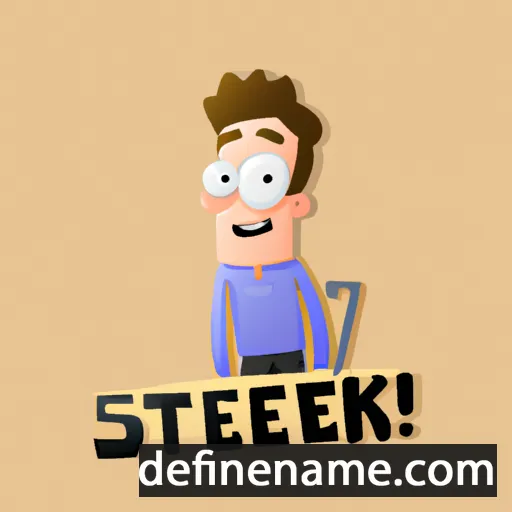 cartoon of the name Stefek