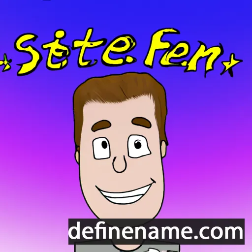 cartoon of the name Steffen