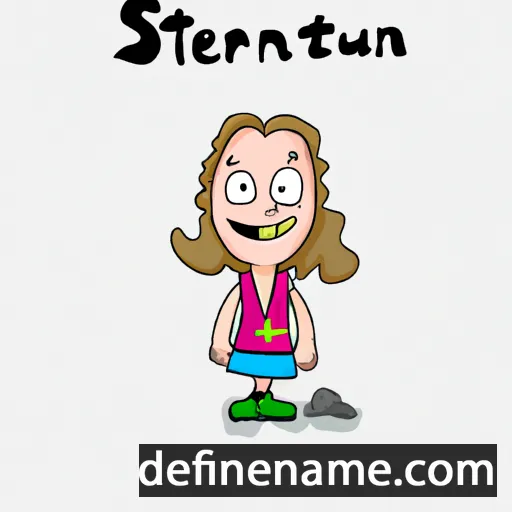 cartoon of the name Steinunn