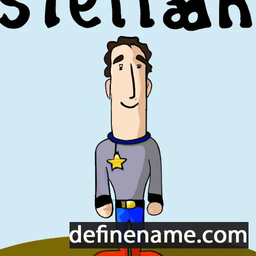 cartoon of the name Stellan