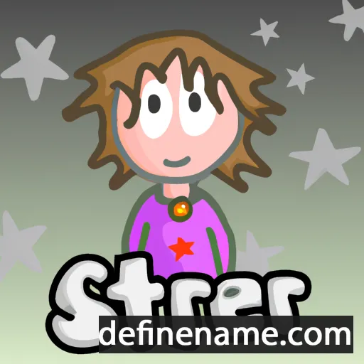 cartoon of the name Sterre