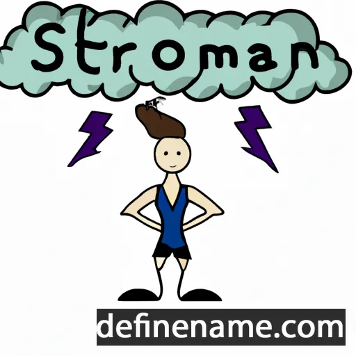 cartoon of the name Storm