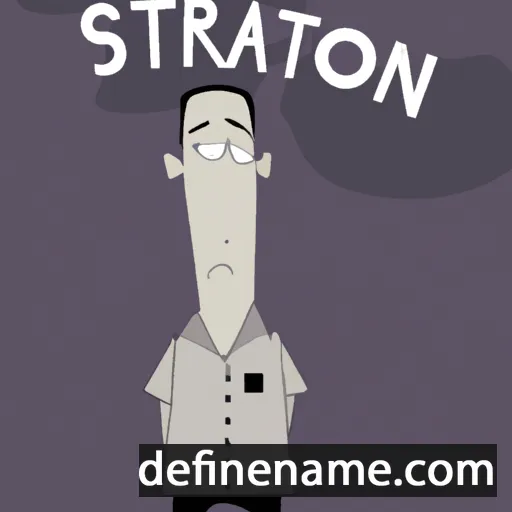 cartoon of the name Straton