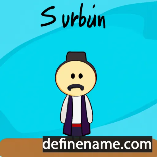 Sübhan cartoon