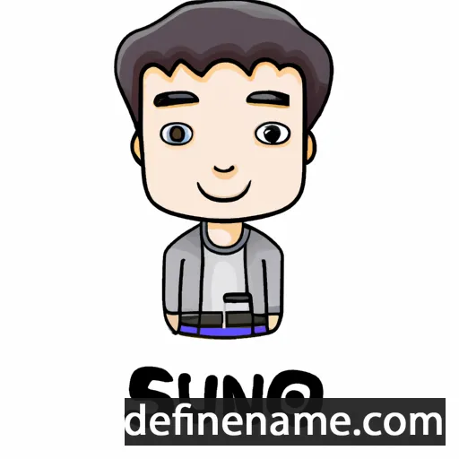 cartoon of the name Sung-Ho