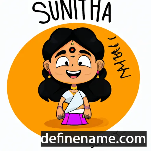 Sunitha cartoon