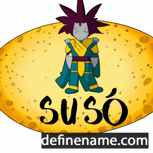 cartoon of the name Susanoo