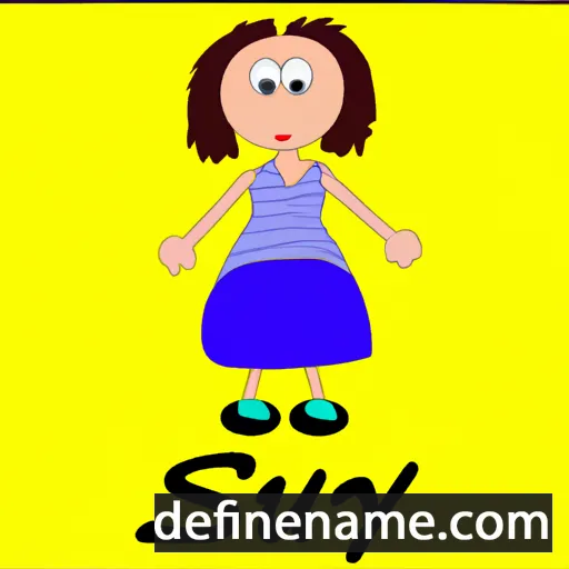 cartoon of the name Suzy