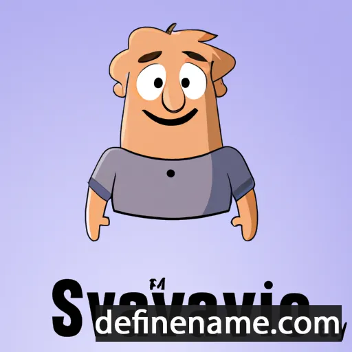 cartoon of the name Svatoslav