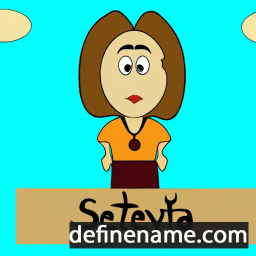 cartoon of the name Sveta