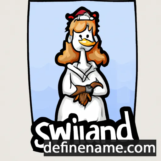 cartoon of the name Swanhild