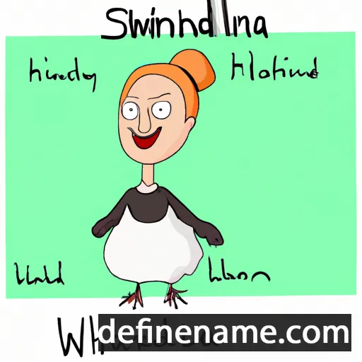 cartoon of the name Swanhilda